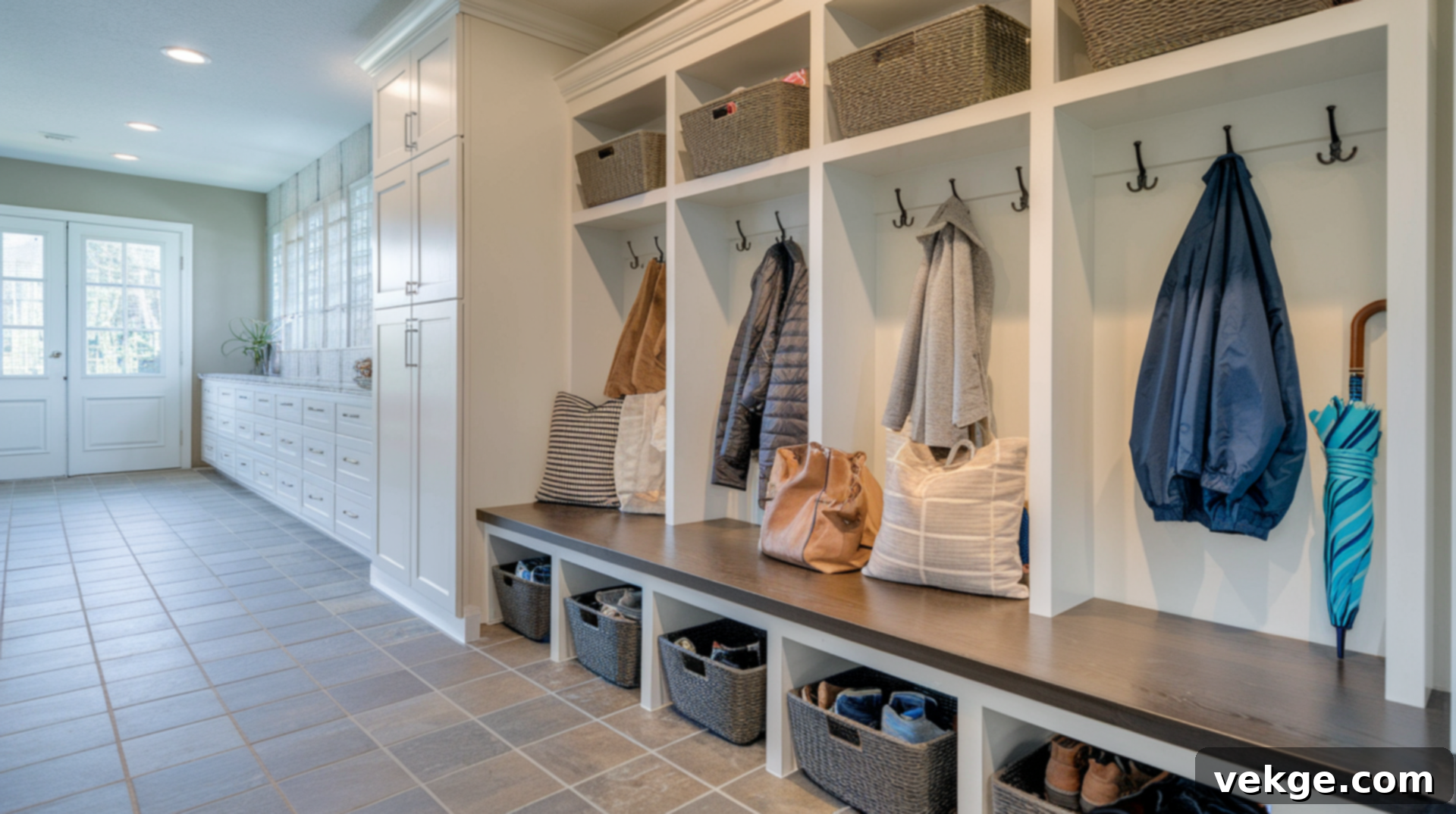 Storage Solutions Under the Bench