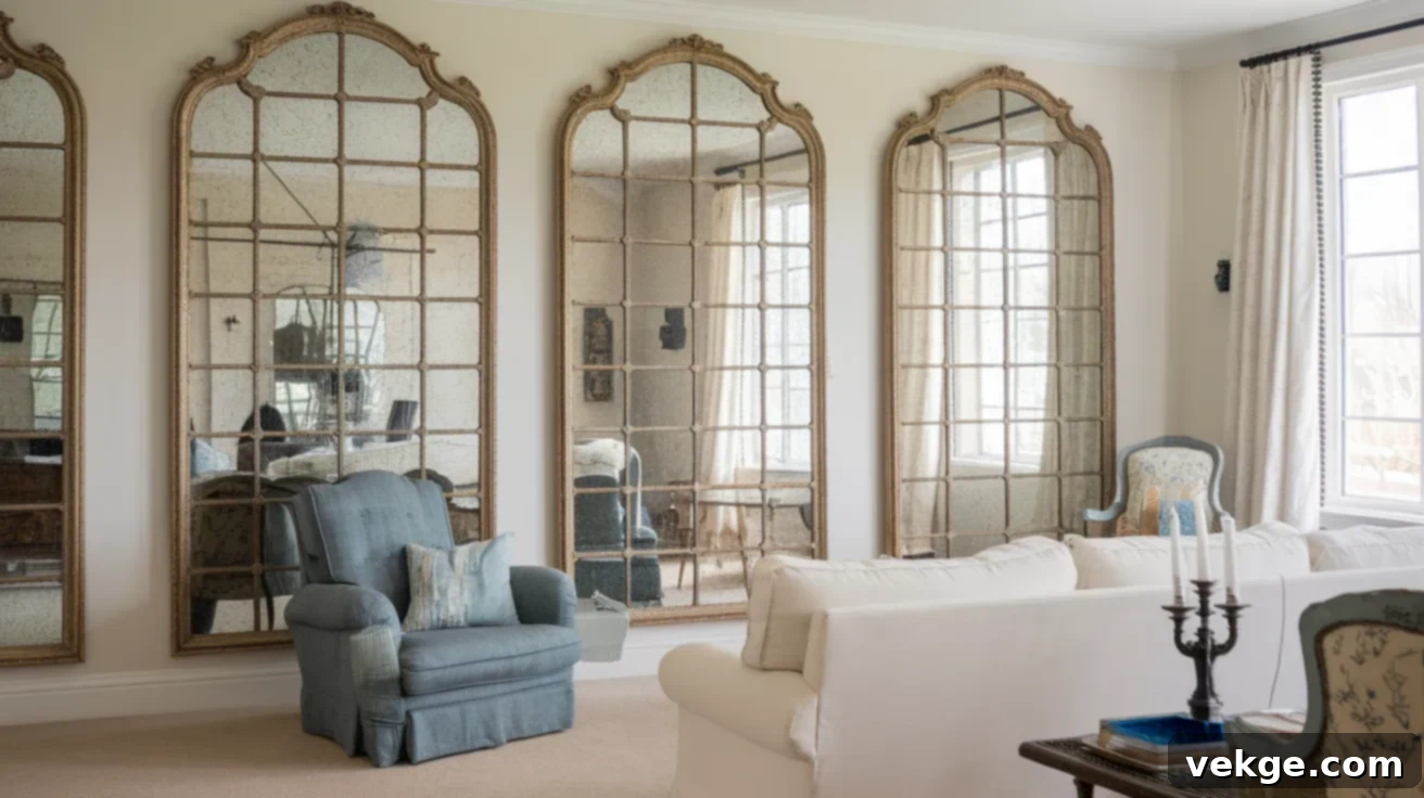 Vintage Mirrors for French Country decor