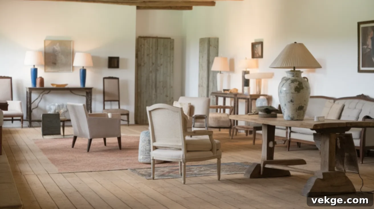 Natural Wood Flooring in French Country style