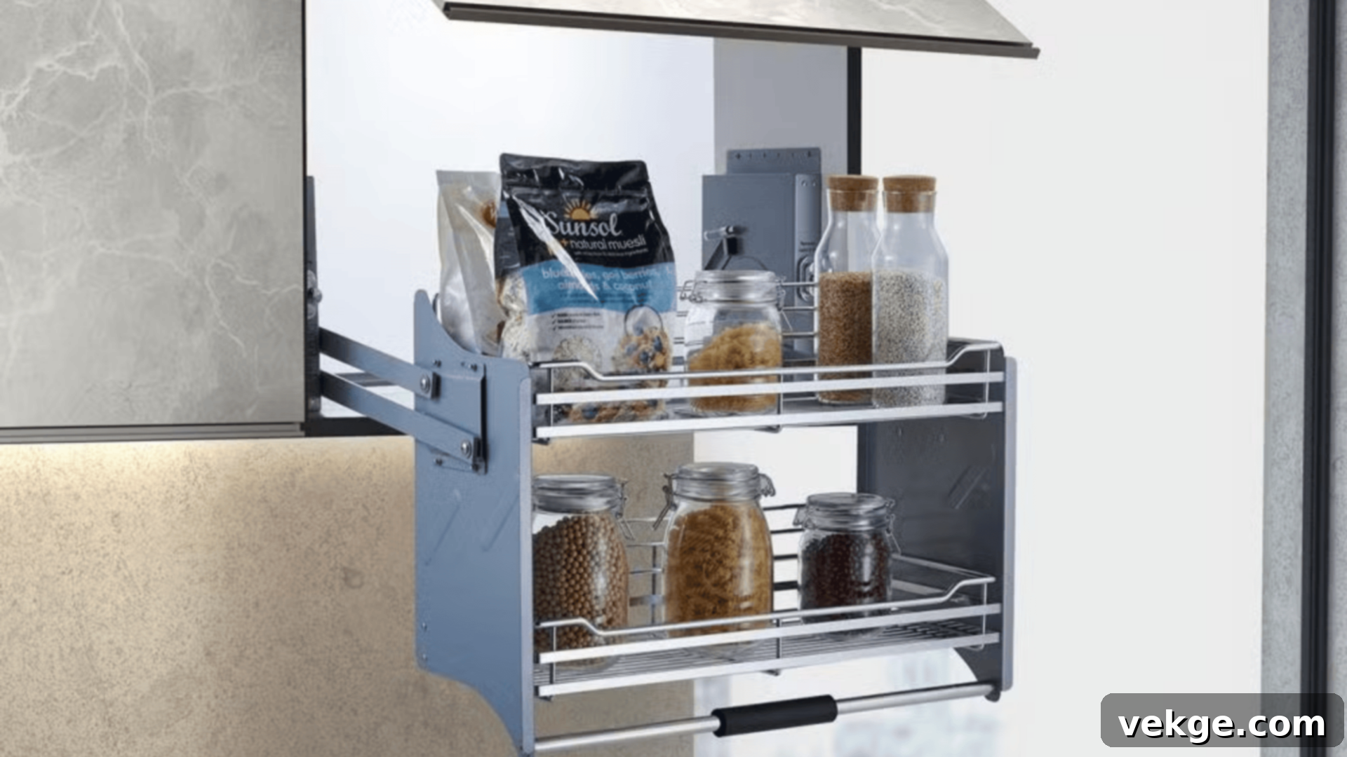  Install Pull-Down Shelving