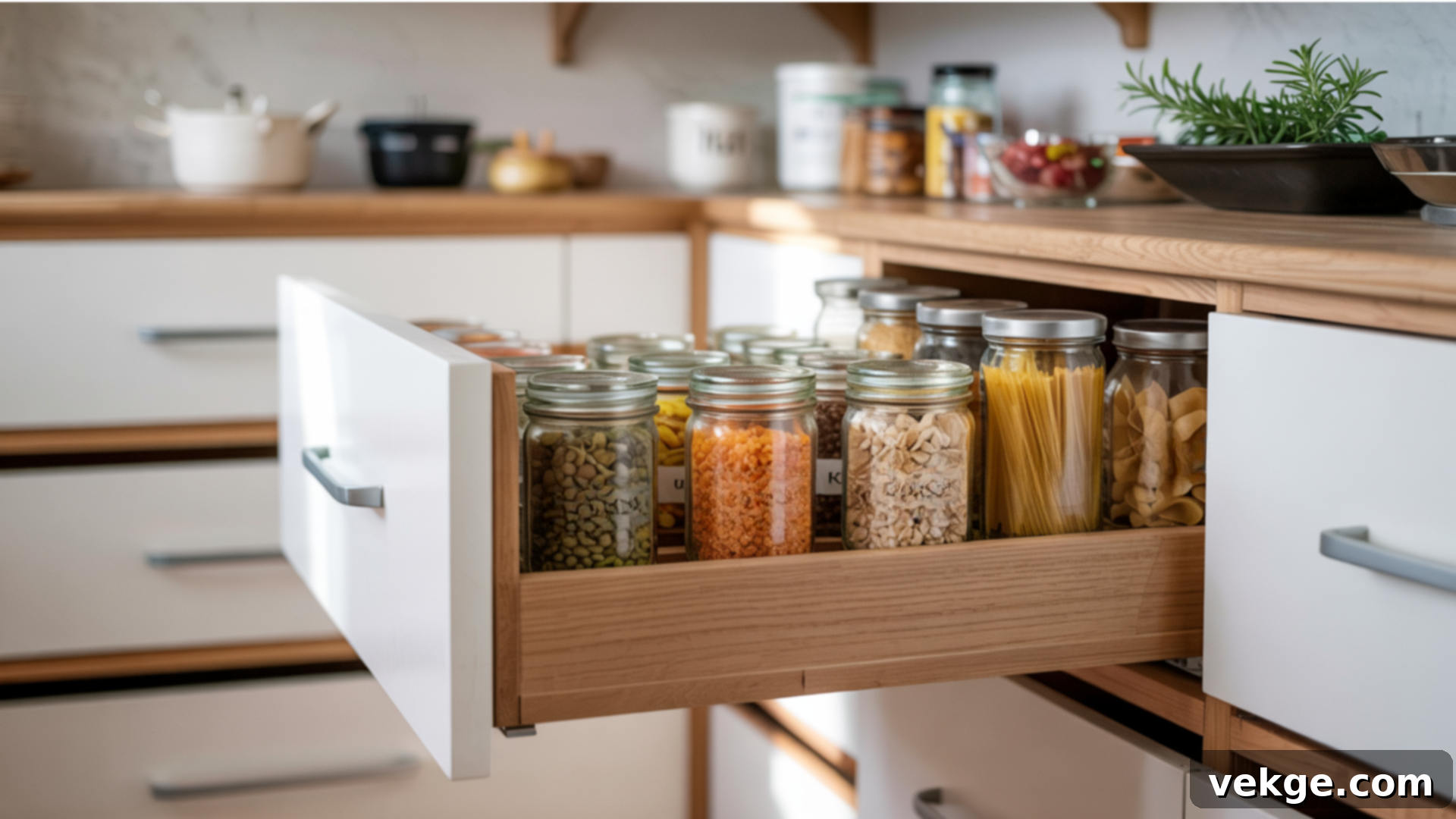 Install Pull-Out Pantry Drawers