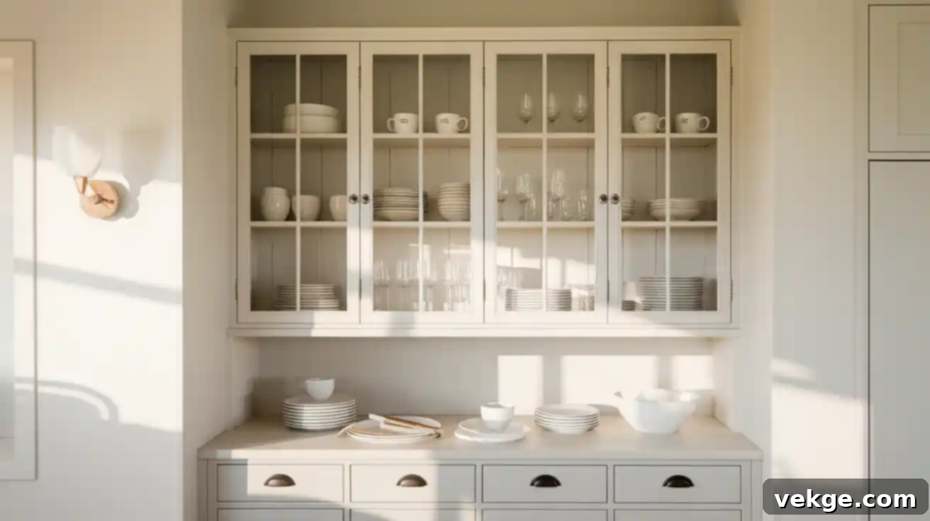 Add a Glass-Front Cabinet