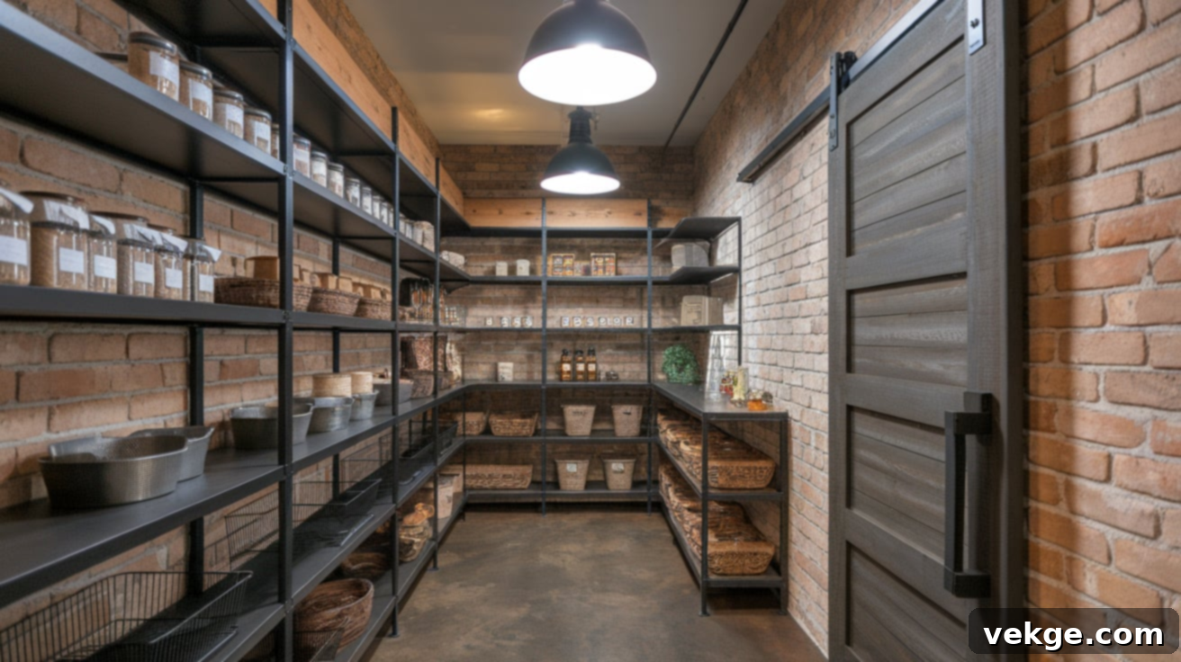 Create a Modern Industrial Pantry