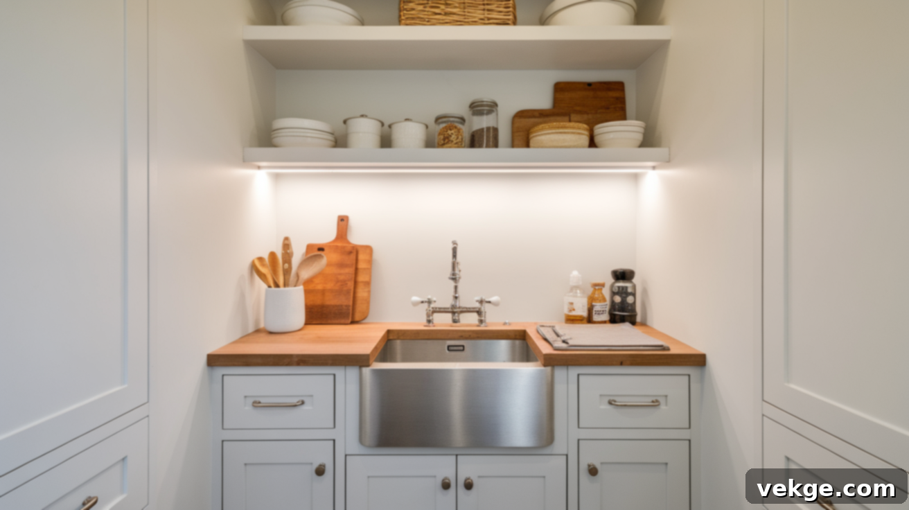 Install a Small Prep Sink