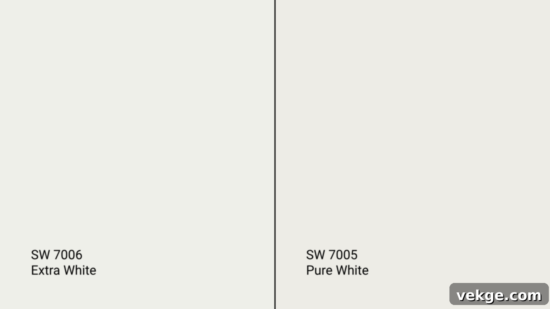 Extra White vs. Pure White