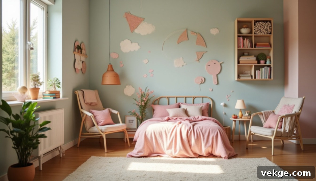 Affordable textiles in a child's room