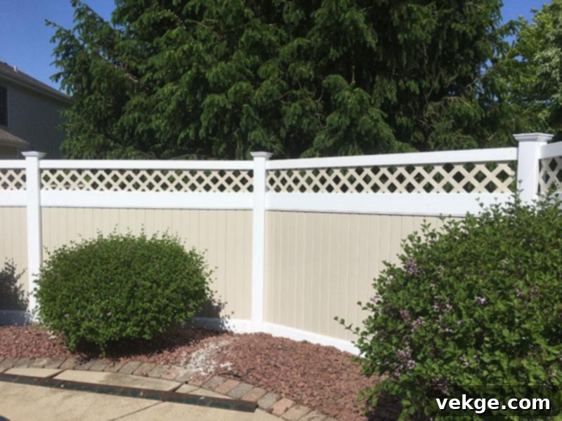 Homeowner reviewing fence samples