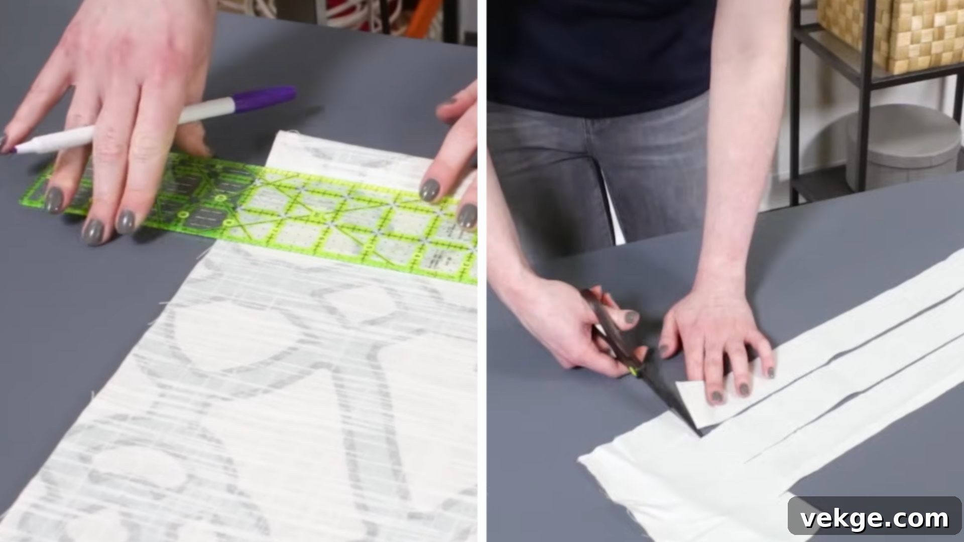 Insert Dowels for Structure in DIY Roman Shades