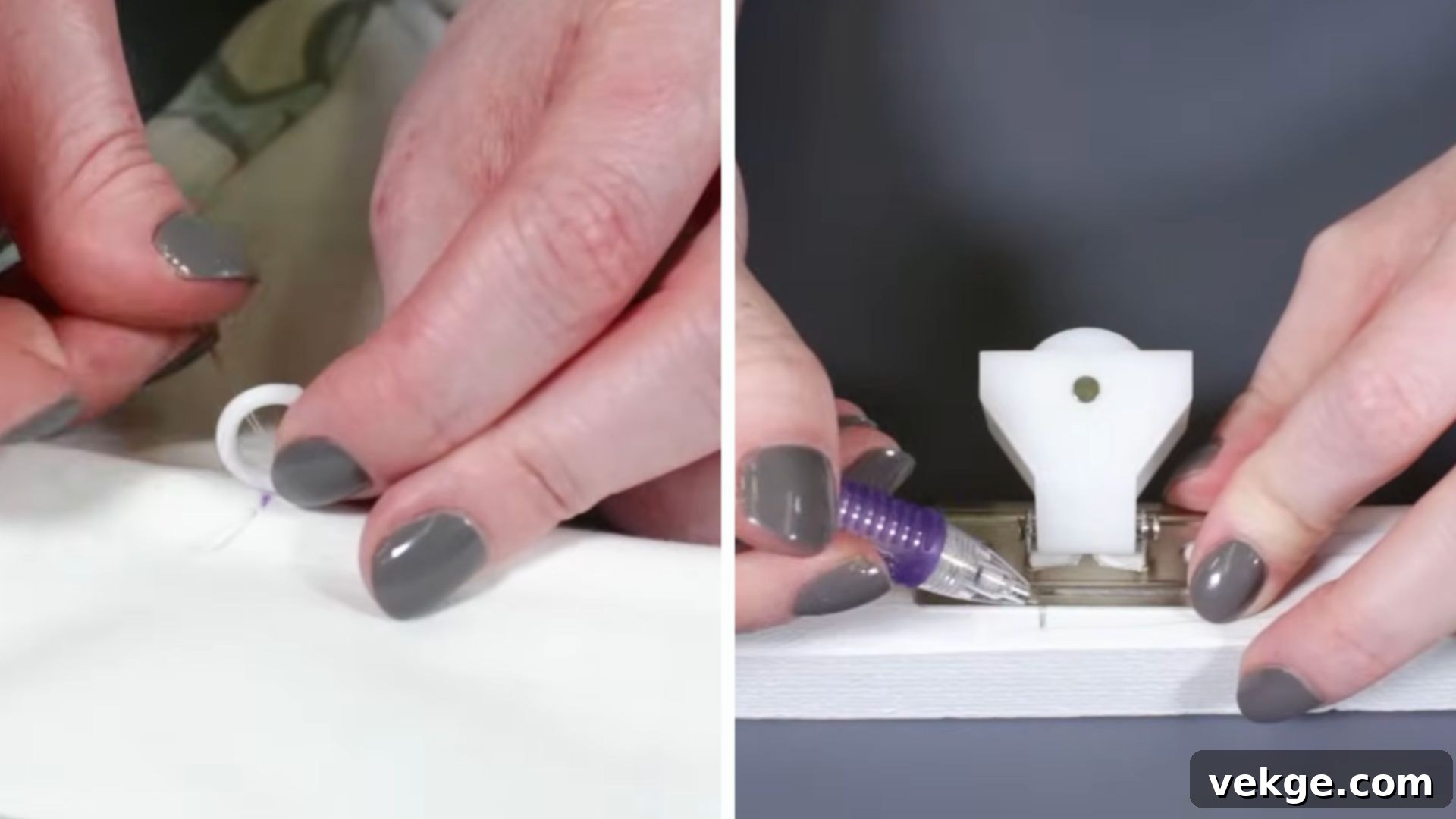 Add Rings for Cord Mechanism to DIY Roman Shades