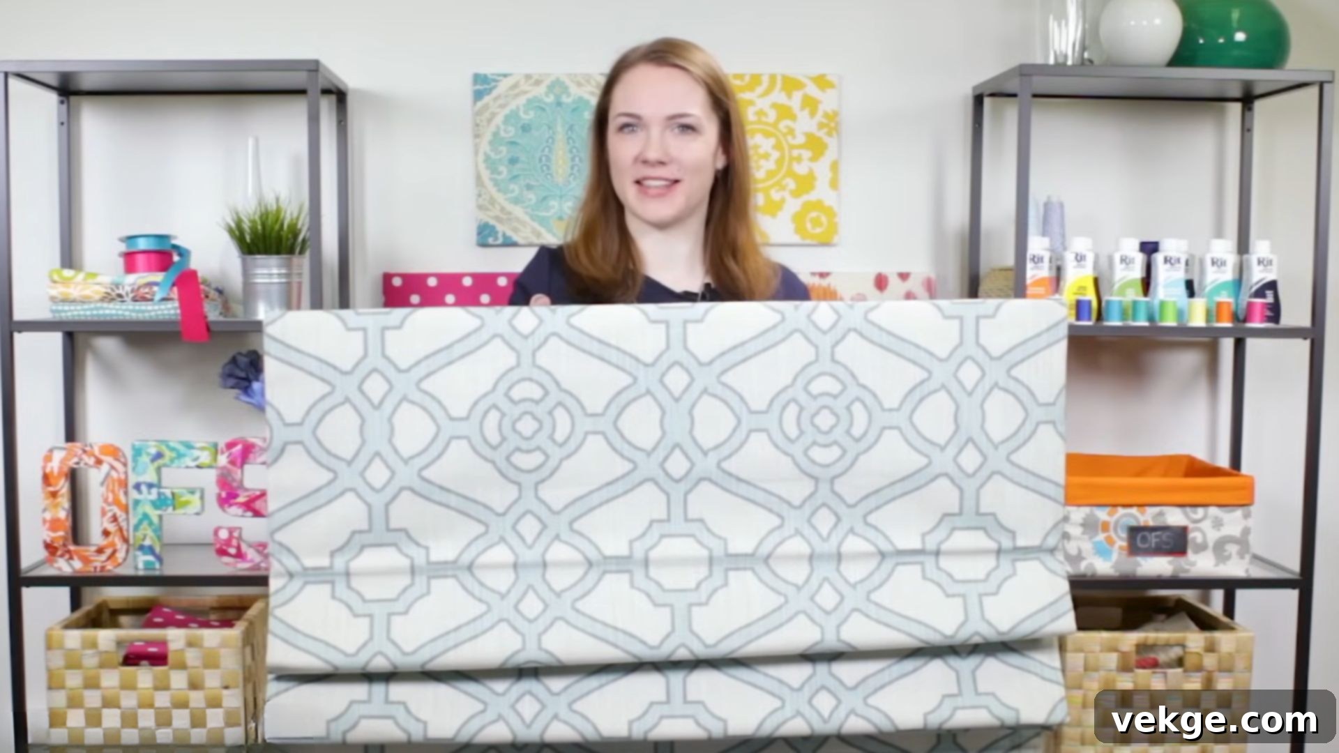 Install the Shade and Cord System for DIY Roman Shades