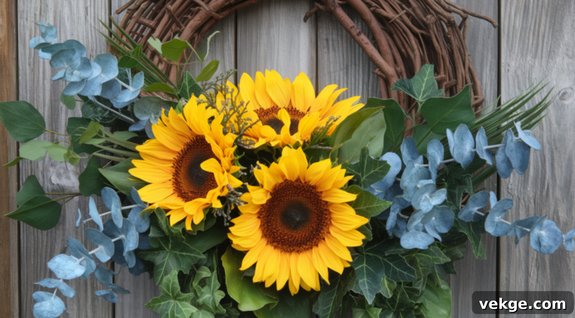Sunflower Wreath