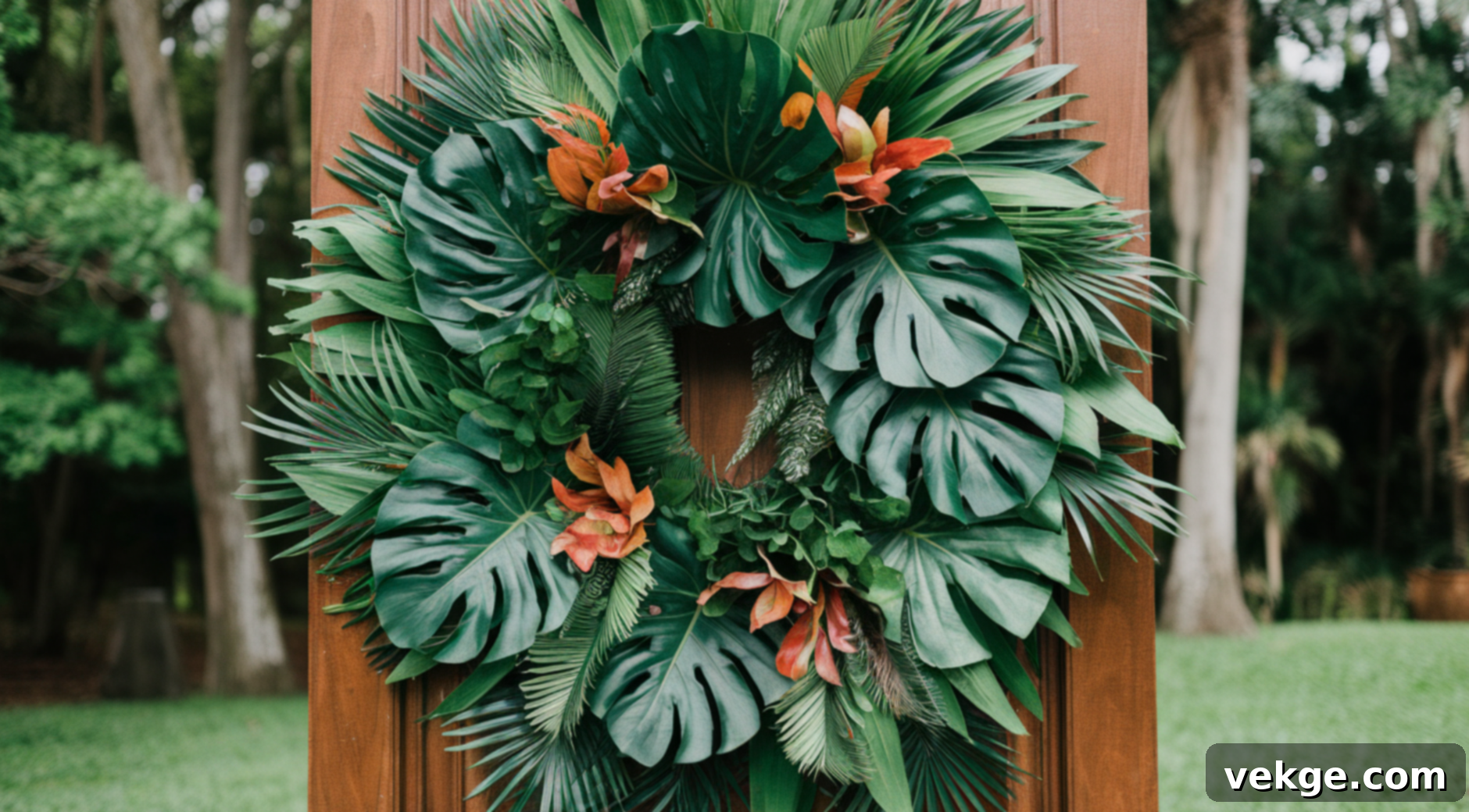 Tropical Leaves Wreath