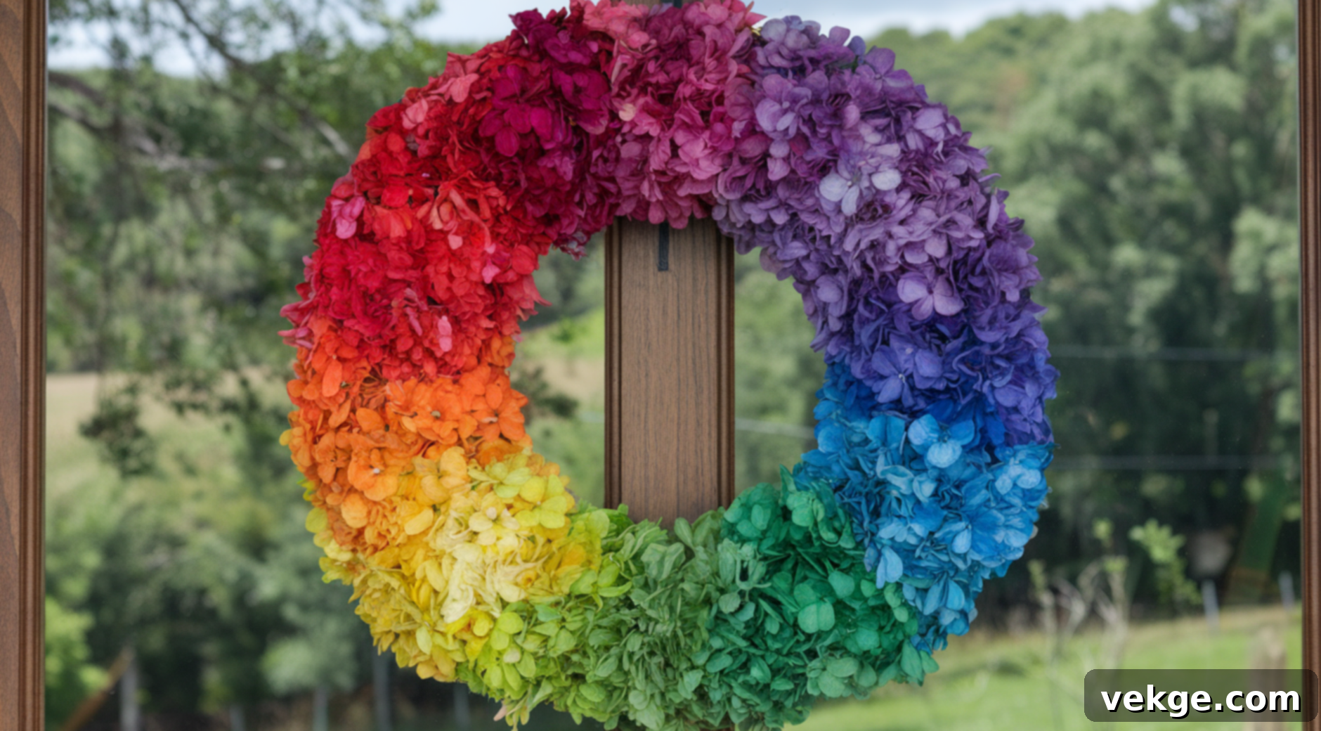 Rainbow Wreath