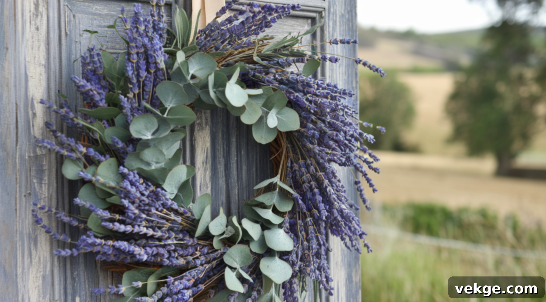 Lavender Wreath