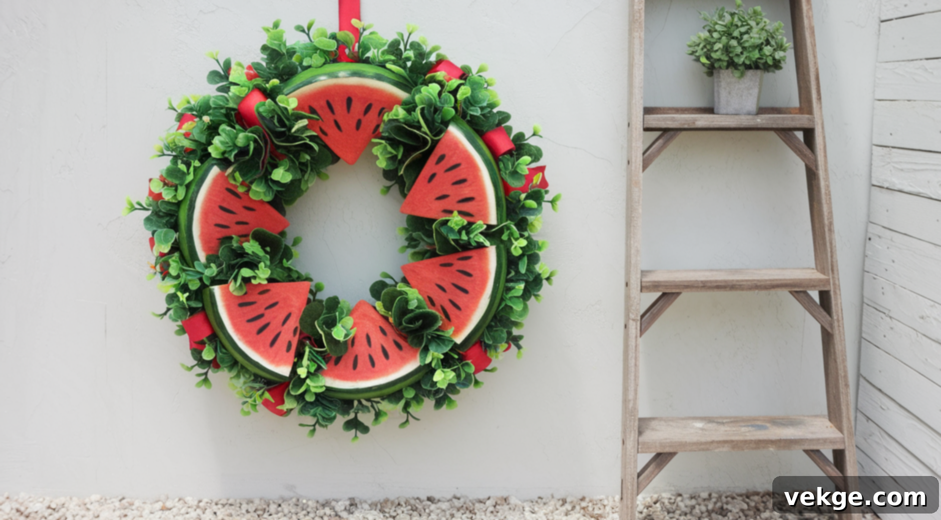 Watermelon Wreath