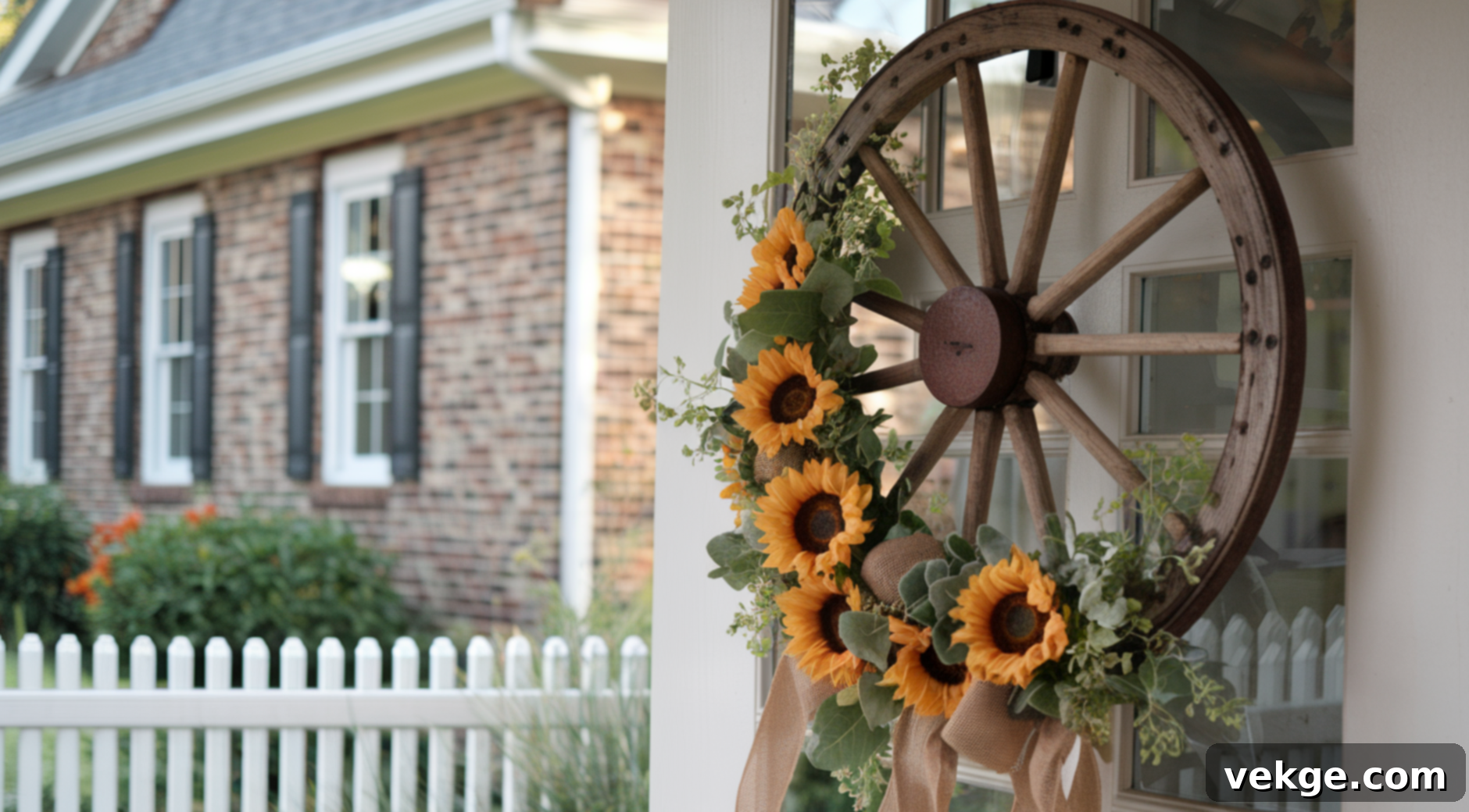 Wagon Wheel Wreath