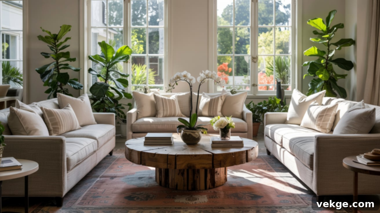 Conversation-Friendly Living Room Layout