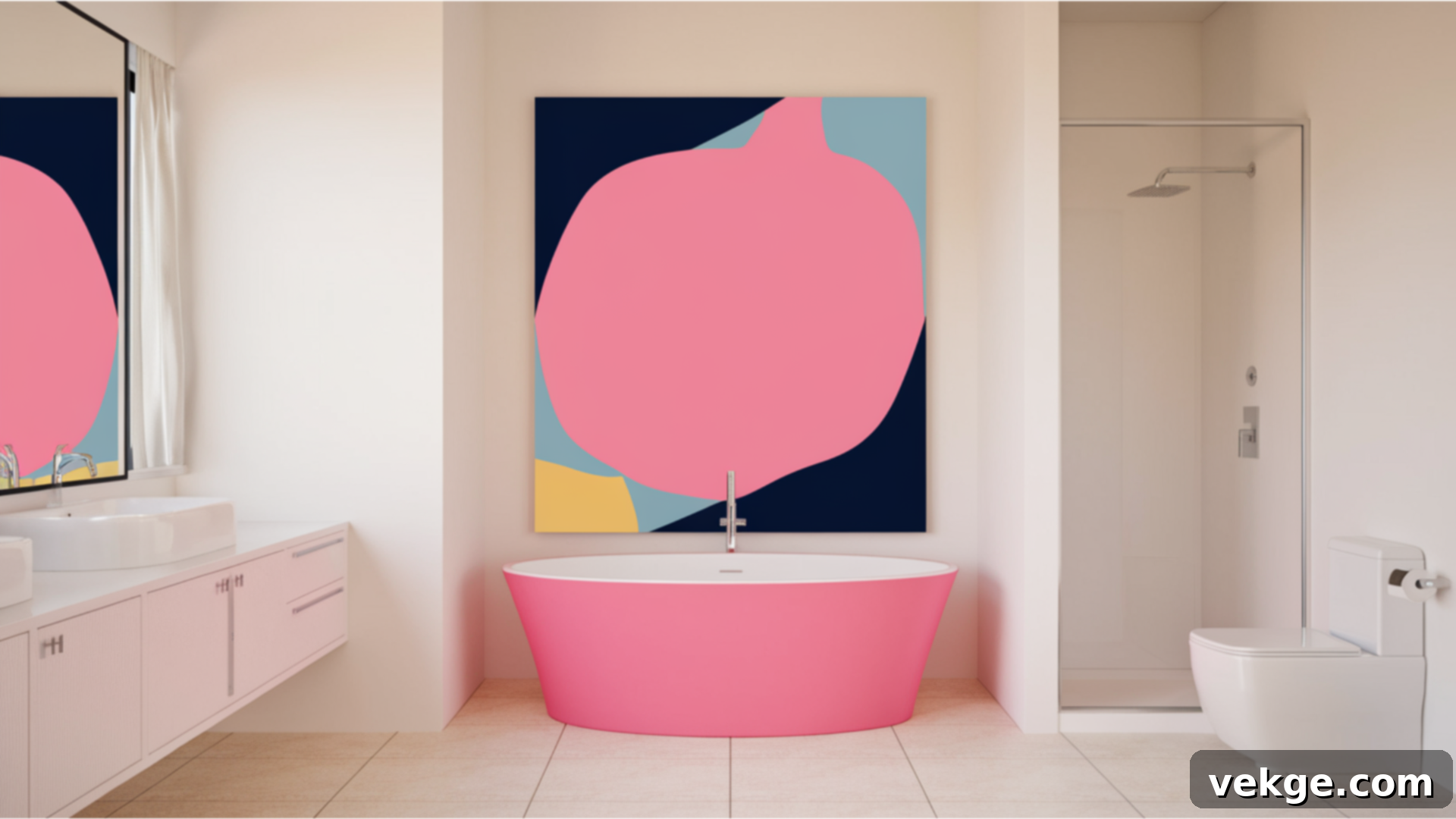 Minimalist with Bold Pink