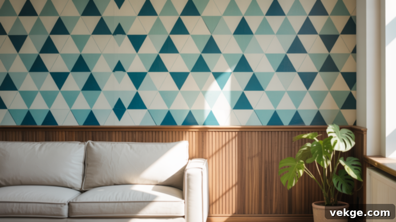 Install Wall Panels or Wallpaper