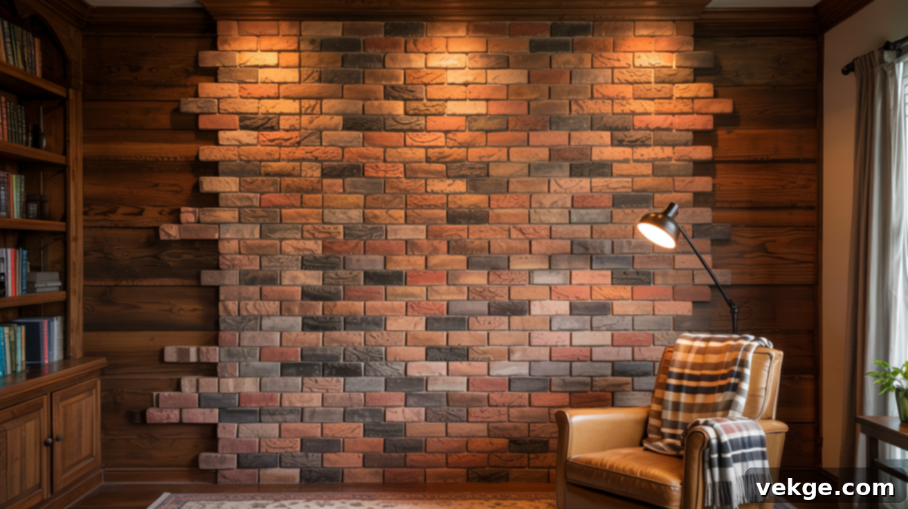 Install Faux Stone or Brick Overlay