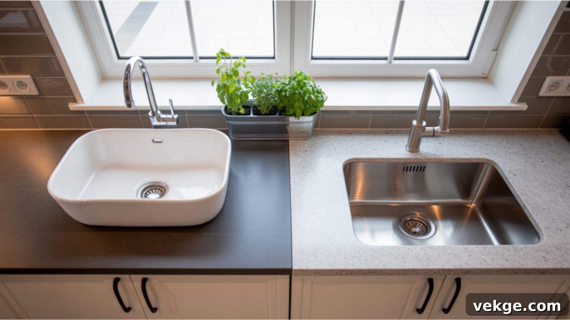 Think About What Sink You'll Use for Kitchen Counter Height