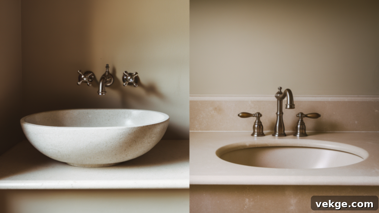 Think About Your Sink Style and How it Affects Counter Height