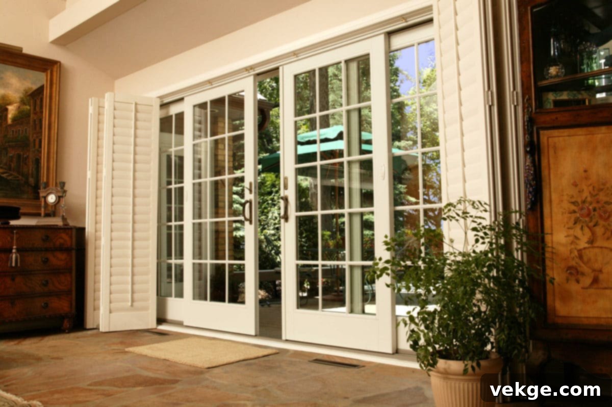 Renewal by Andersen modern sliding door example