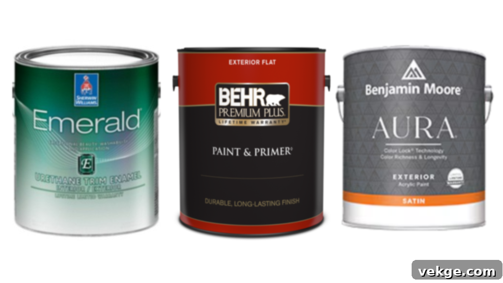 Best Exterior Paints for Cover-Up