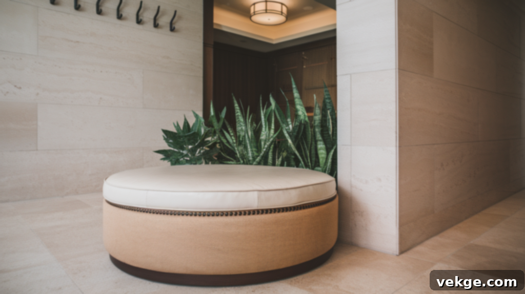 Ottomans for Entryways