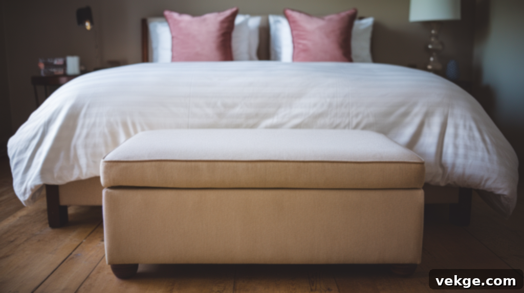 Bedroom Ottoman Footrest