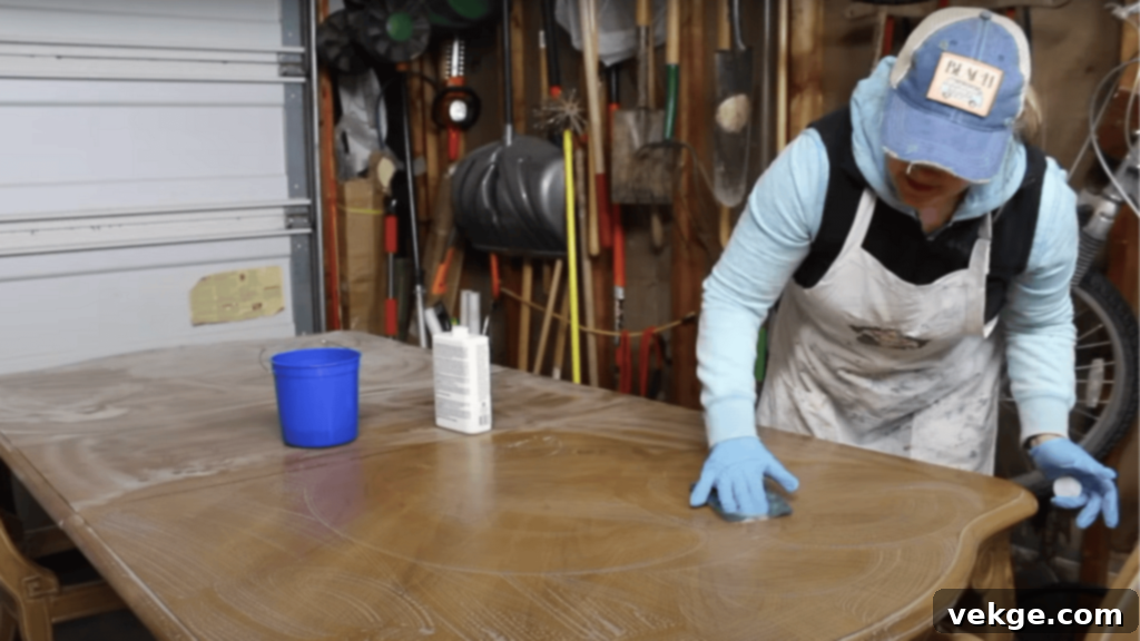 Cleaning the Table