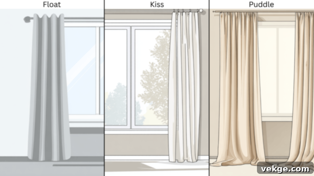Different Curtain Hanging Styles