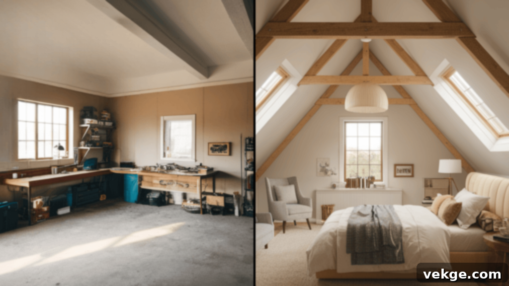 Attic-Style Bedroom