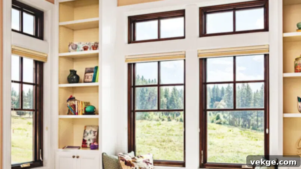 Fiberglass Windows are made from strong glass fibers and resin, offering superior durability and stability for home windows.