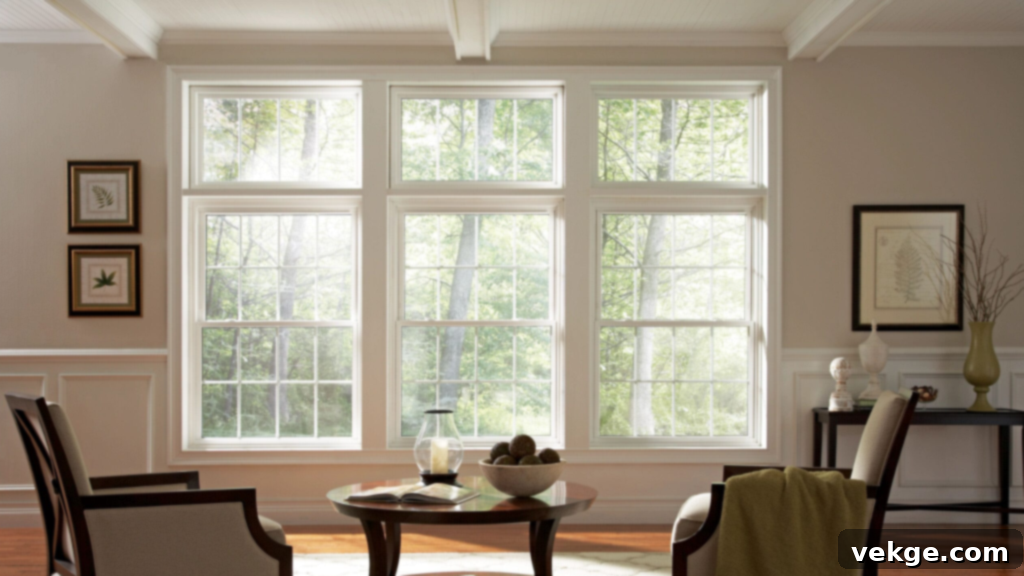 Vinyl Windows are a popular, affordable, and low-maintenance choice made from durable PVC plastic for home window replacement.