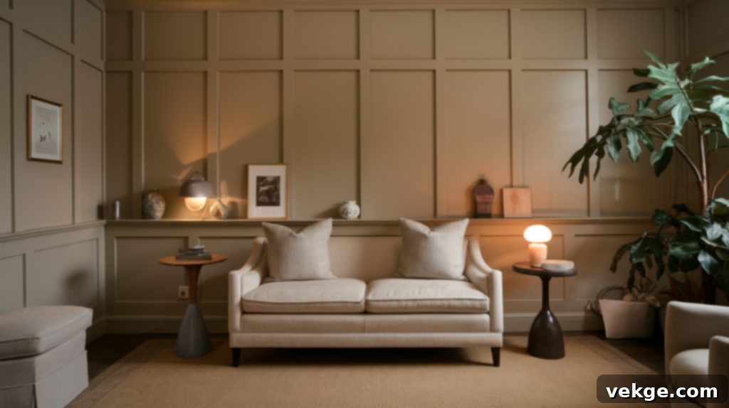 Board and Batten wall paneling