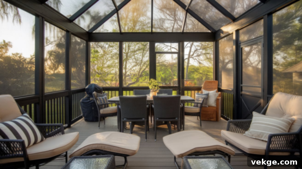 Screened-In Enclosures for Bug-Free Outdoor Living