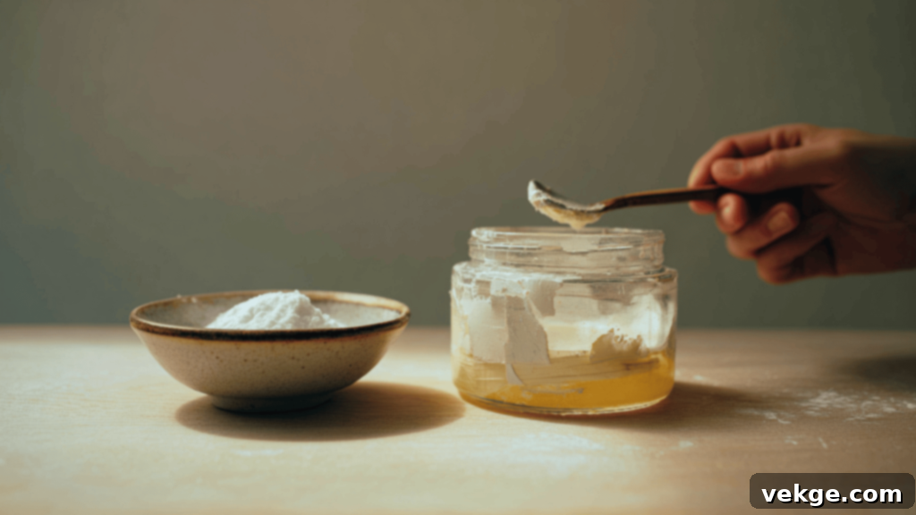 Baking Soda and Oil Paste
