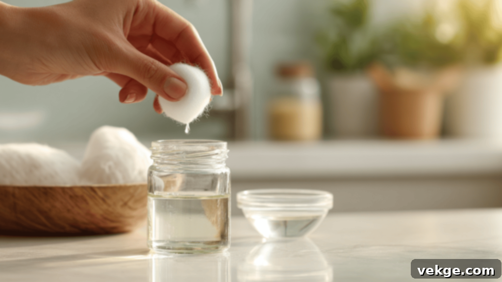 Rubbing Alcohol or Vinegar