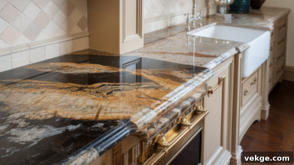 Durable and Heat-Resistant Granite Countertop
