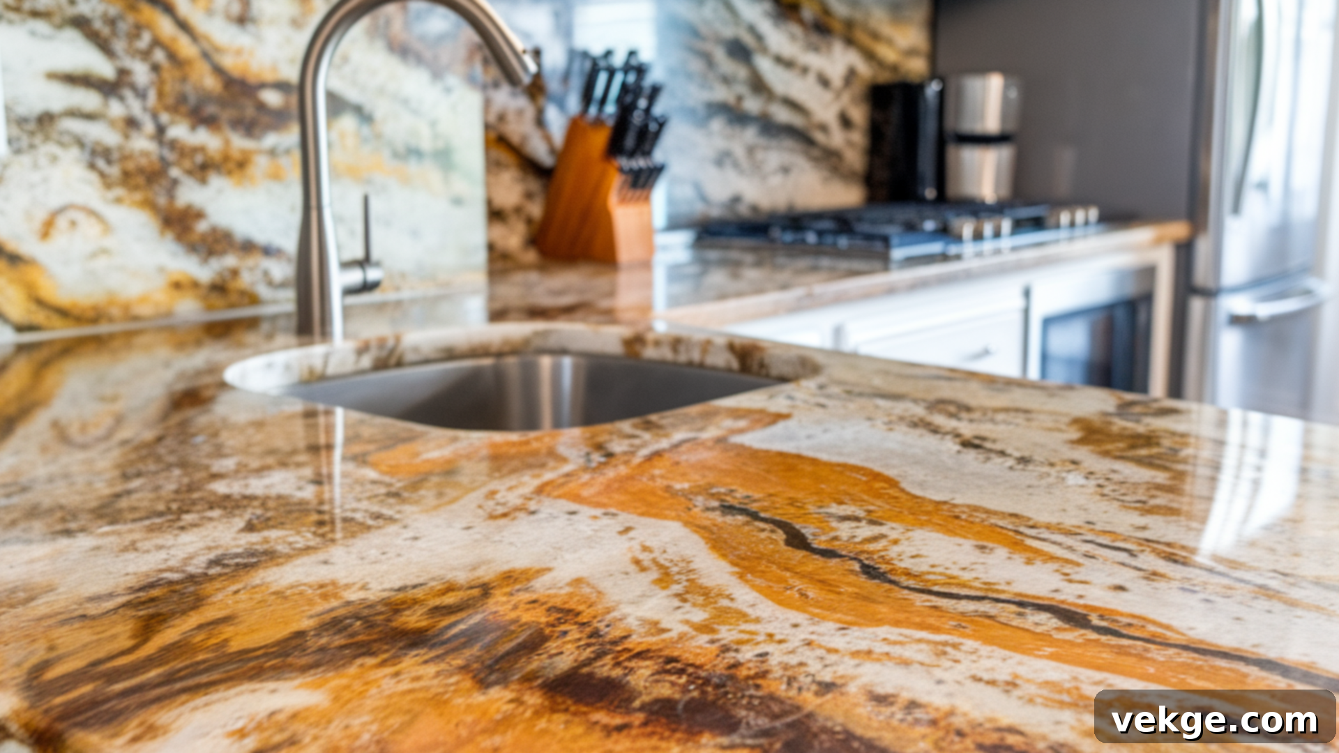 Versatile and Low-Maintenance Engineered Quartz Countertop