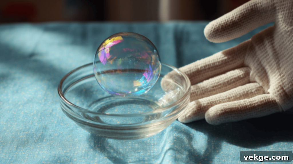 Bouncing Bubble Solution Recipe for Playful Interaction