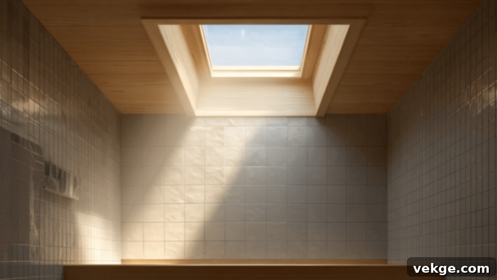 Skylight Windows - window installed in the roof, lets in overhead light
