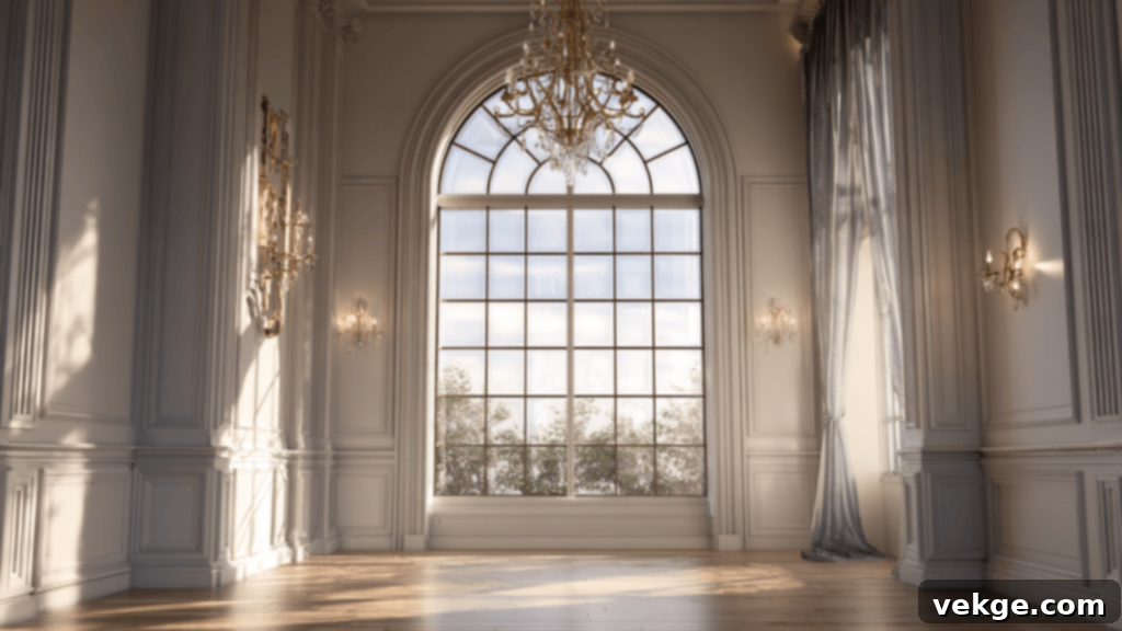 Arched Windows - decorative window with a curved top