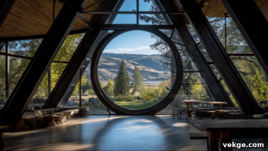 Custom-Shaped Windows - unique window designs like triangles, circles, stars