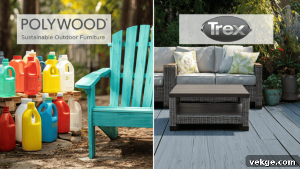 Polywood vs. Trex Outdoor Furniture Comparison