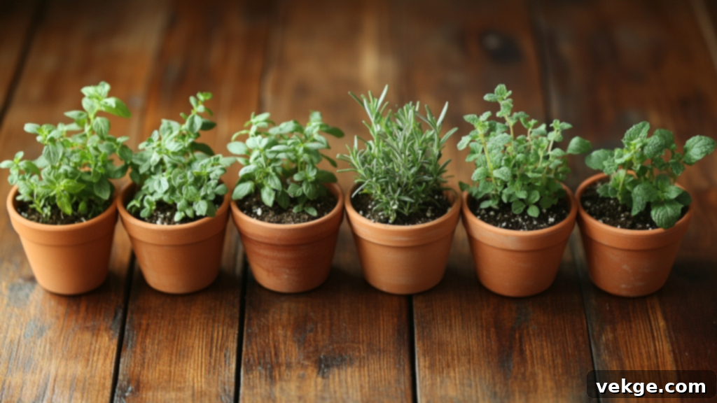 DIY Herb Garden Centerpiece