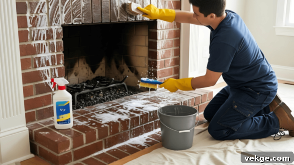 Prepare the Area and Clean the Brick