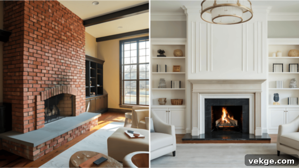 Stone Surround and Painted Hearth
