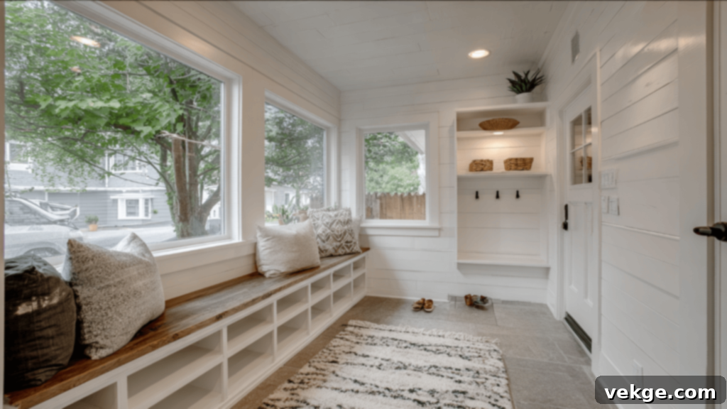 Mudroom and Storage Zone